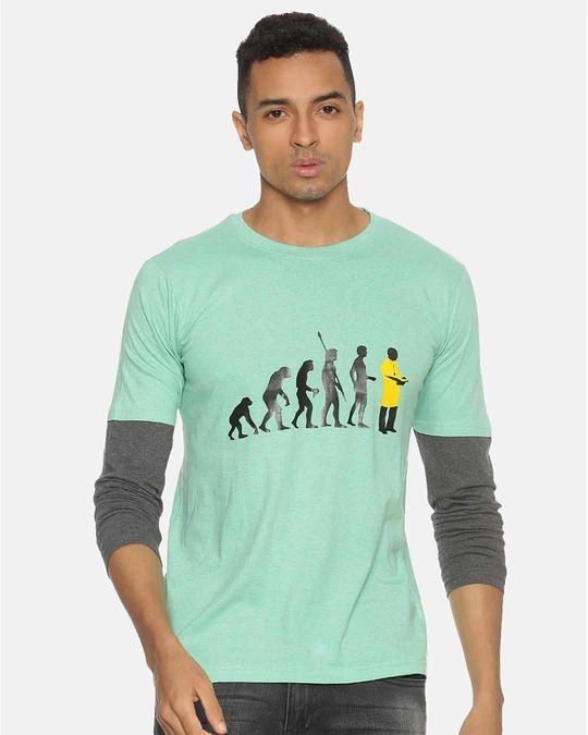Campus Sutra-Men's Stylish Printed Casual T-Shirt