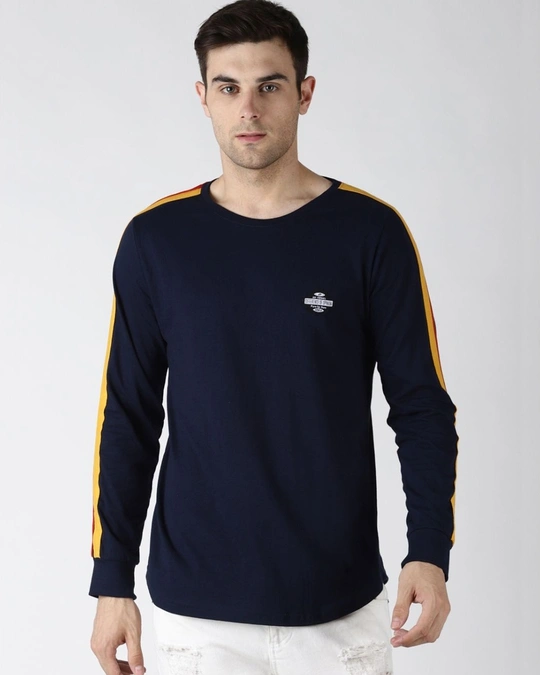 Difference of Opinion-Blue Graphic Print T Shirt