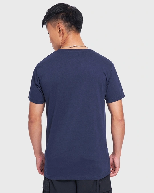 Bewakoof-Pack of 2 Men's Navy Blue & Red T-shirt 4 Bewakoof-Pack of 2 Men's Navy Blue & Red T-shirt