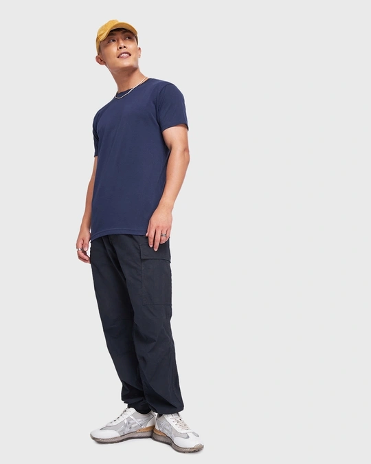 Bewakoof-Pack of 2 Men's Navy Blue & Red T-shirt 6 Bewakoof-Pack of 2 Men's Navy Blue & Red T-shirt