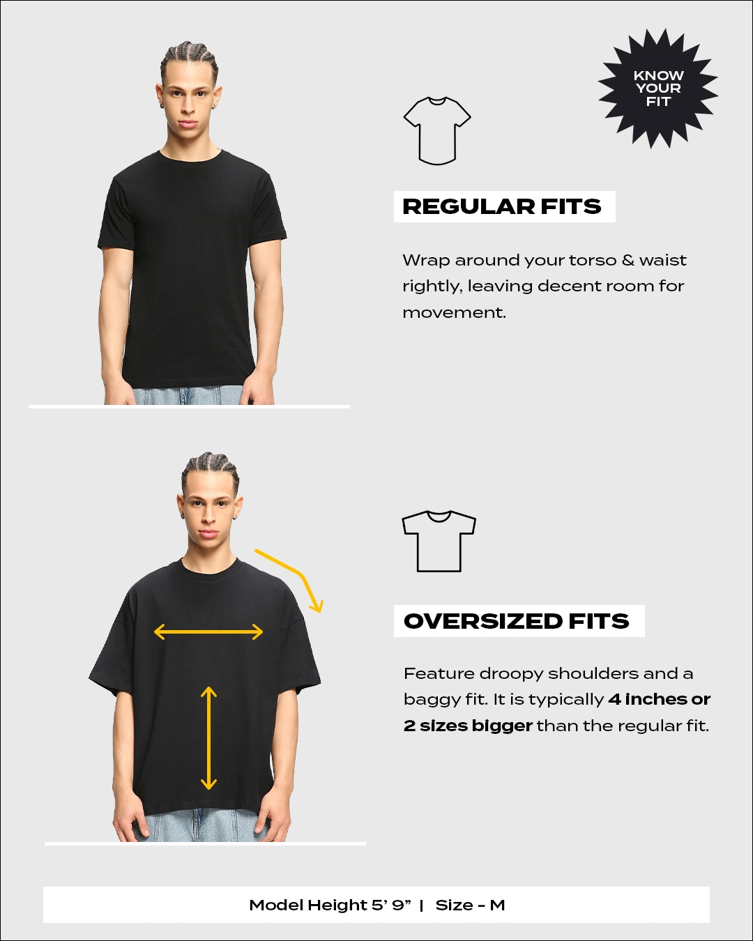 Difference of Opinion-Men's Grey NYC Typography Oversized T-shirt 2 Difference of Opinion-Men's Grey NYC Typography Oversized T-shirt