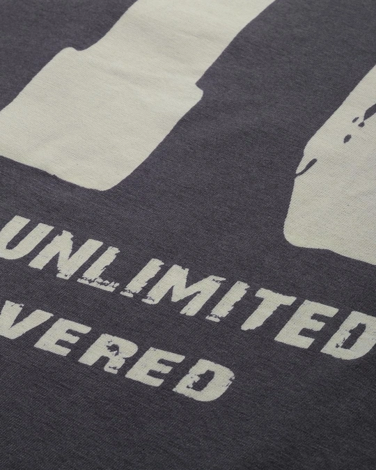 Difference of Opinion-Men's Grey NYC Typography Oversized T-shirt 6 Difference of Opinion-Men's Grey NYC Typography Oversized T-shirt