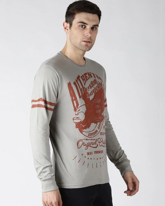 Difference of Opinion-Grey Graphic Print T Shirt 4 Difference of Opinion-Grey Graphic Print T Shirt