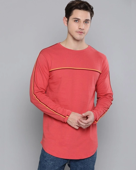 Difference of Opinion-Red Solid T Shirt