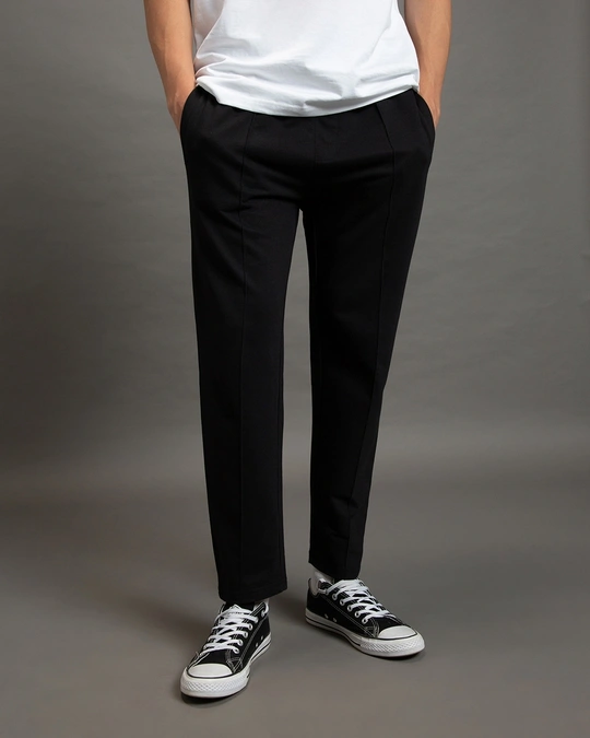 Bewakoof-Men's Black Jogger Pants