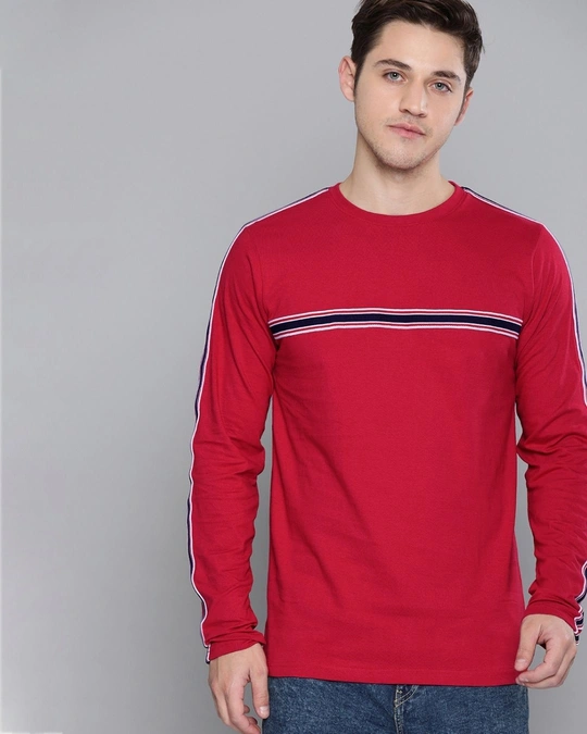 Difference of Opinion-Red Solid T Shirt