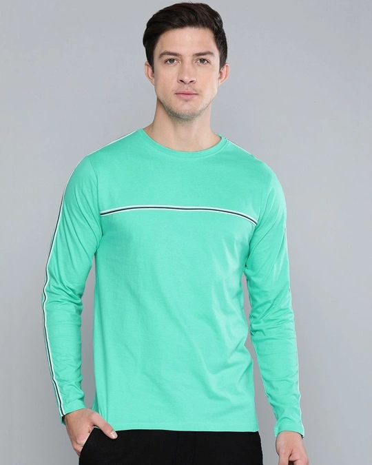 Difference of Opinion-Green Solid T Shirt