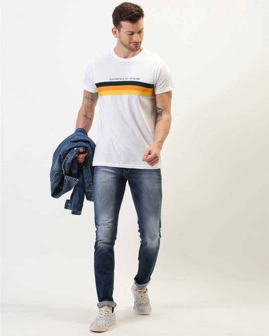 Difference of Opinion-White Typography T Shirt57 4 Difference of Opinion-White Typography T Shirt57