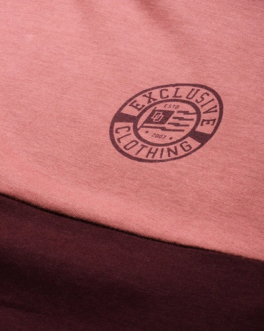 Difference of Opinion-Pink Colourblocked T Shirt 4 Difference of Opinion-Pink Colourblocked T Shirt